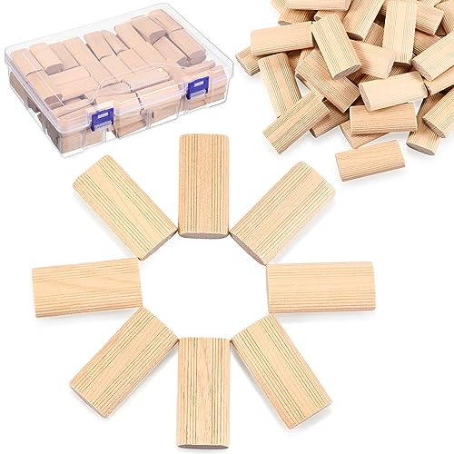 Barydat 100 Pcs Tenons Compatible with Domino Insertion, 10mm x 24mm x 50mm