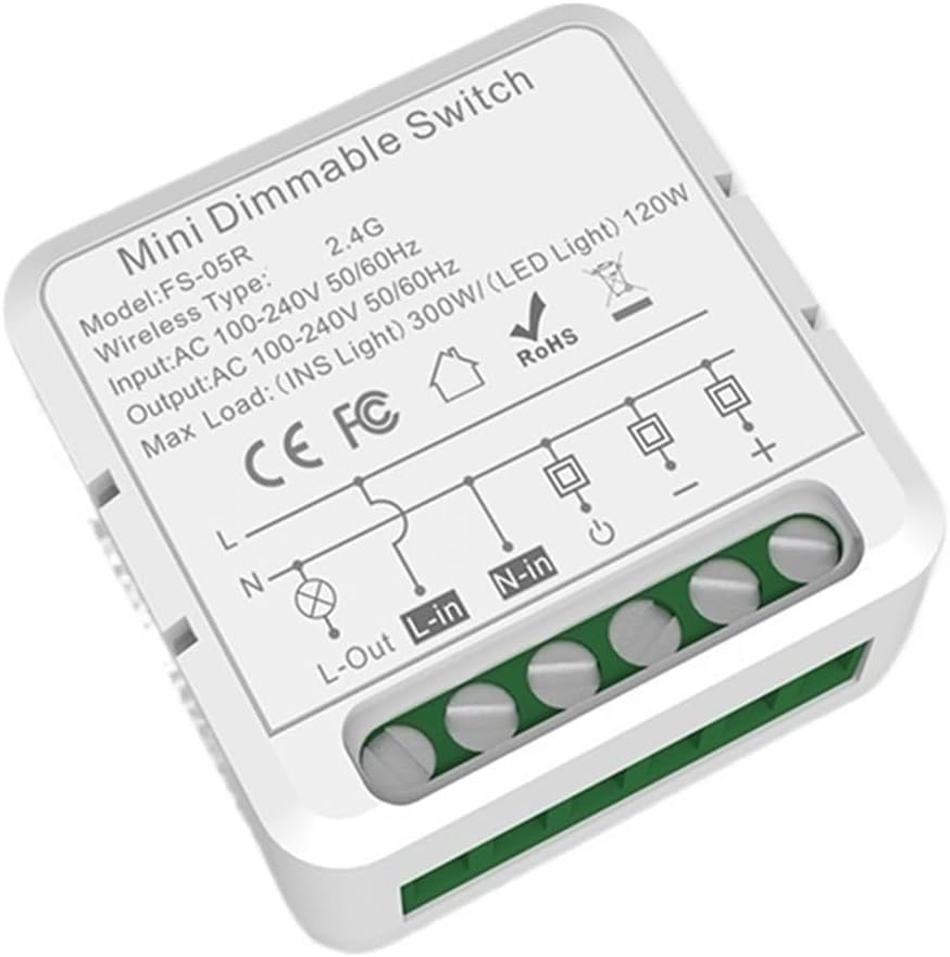 Smart dimmer Switch Module Supports 2-Way Control dimmable Smart Switch AC100-240V 50/60Hz
