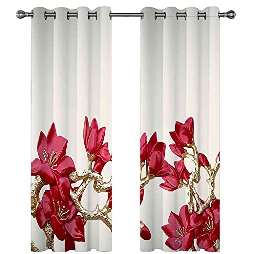 Rideaux occultants 100% polyester isolant thermique phonique 3D - 3