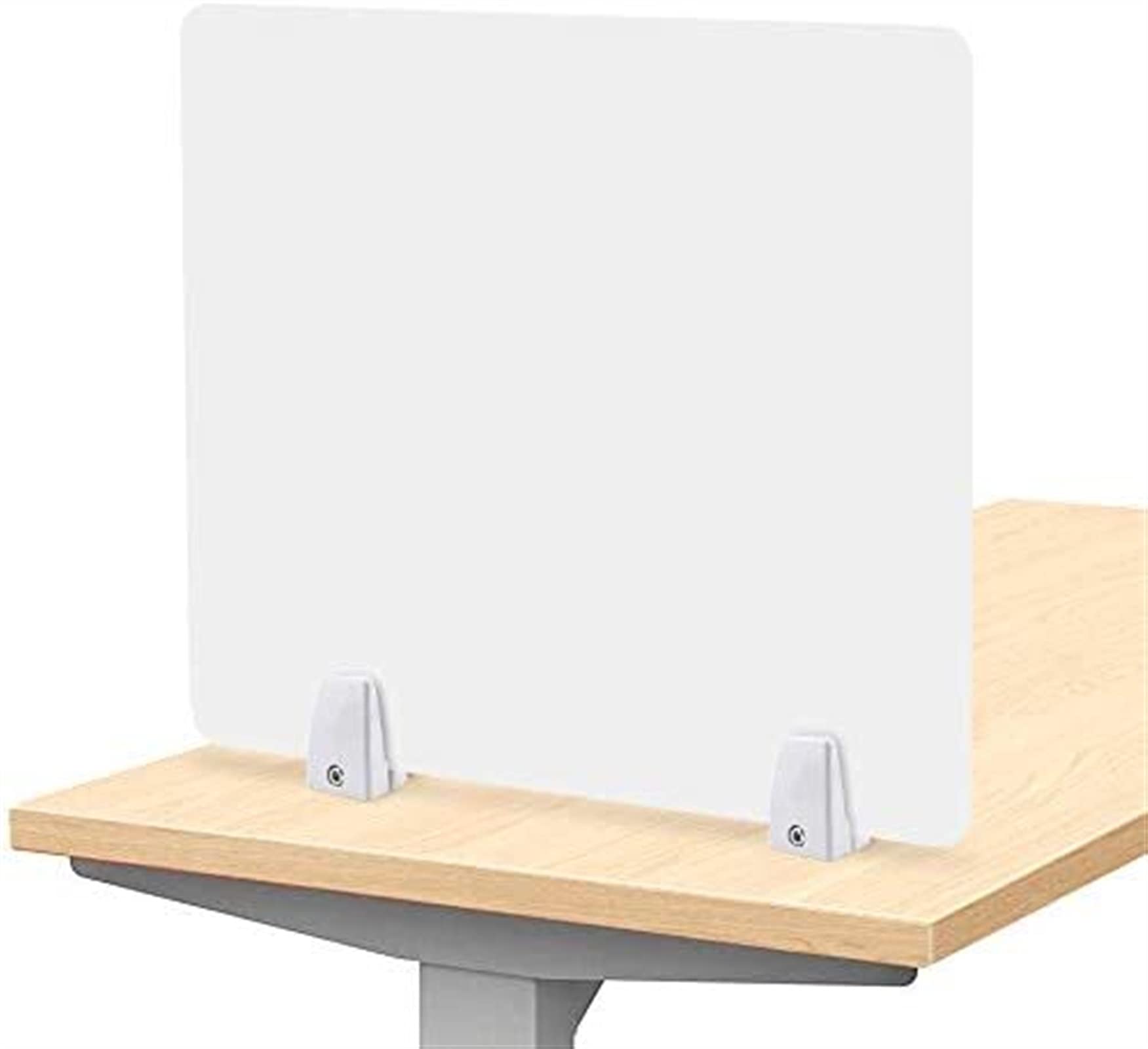 Partition de bureau blanche 40x40cm idéale pour les sessions d’examen