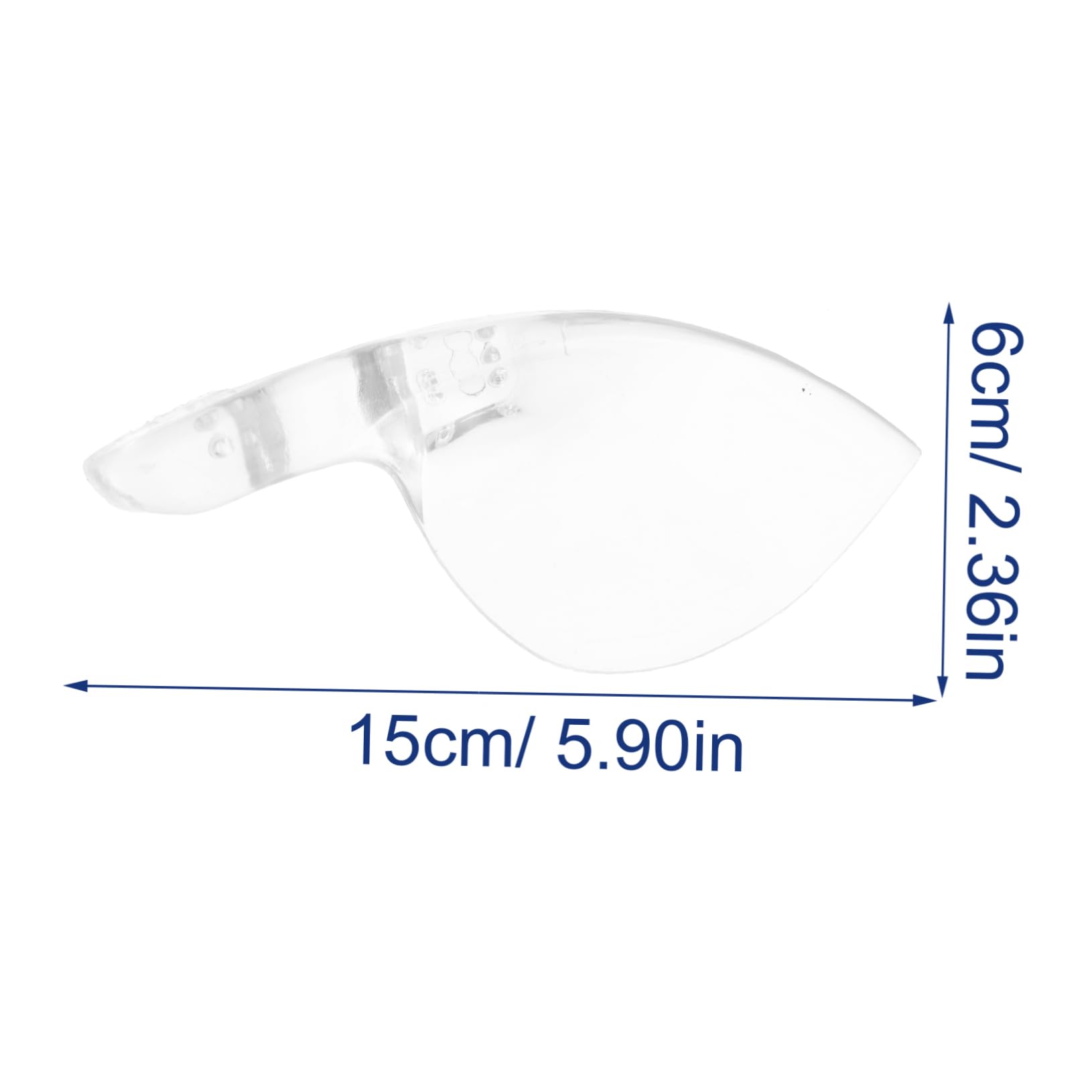 SUPVOX Violin Present Acrylic Shoulder Rest Pad Chin Rest for Violin 4/4 Size