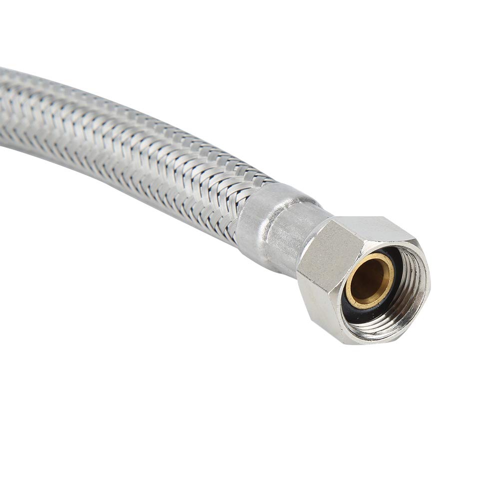 Tuberías de Agua para Inodoro de Cobre, 30 cm 7/8 Entrada 7/8 3 Rosca de Salida, Accesorio de Tubería