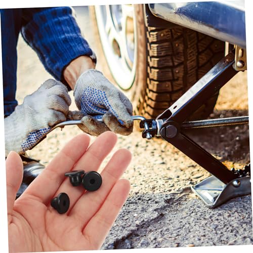 Image of Garneck 5Pcs Rubber Oil Filler Plugs for Bottle and Floor Jacks 85mm Horizontal Plugs Bung Hydraulic Filler Bung for Oil Reservoir Black Rubber Seal Accessories