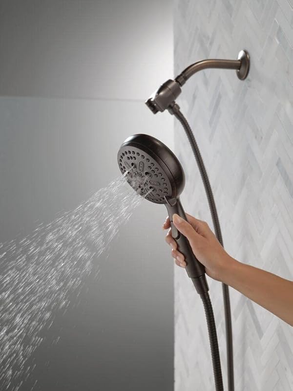 Delta Faucet 54810-RB-PK SureDock Magnetic Hand Shower, Venetian Bronze, 7 Settings by DELTA - Used condition - Image 2