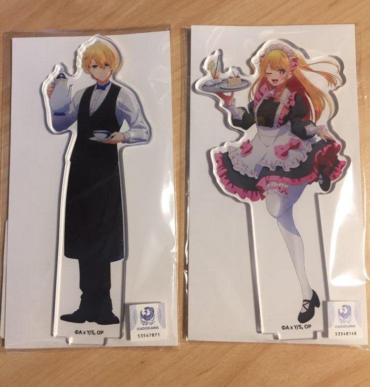 【推しの子】スイパラカフェ限定グッズ　アクア　ルビー　有馬かな　アクリルスタンド Amazon.co.jp: 推しの子 スイパラ スイーツパラダイス アクリル
