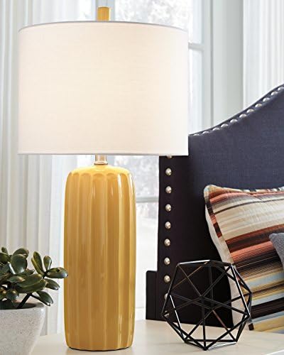 Signature Design by Ashley Adorlee Table Lamp, Set of 2, Yellow, image 5