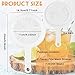 2 Piece Fine Nylon Mesh Strainer Kitchen Food Yogurt Mesh Sieve Plastic Mesh Colander with Handle Mini Brine Shrimp Separation Net for Filtering Juice Milk Soy Coffee Honey Wine Yogurt (120/200 Mesh)