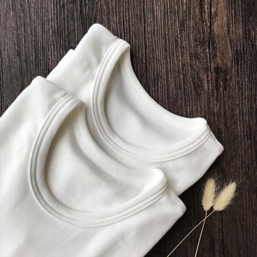 benetia Girls' Basic Long Sleeve Round Neck Cotton T-Shirt3