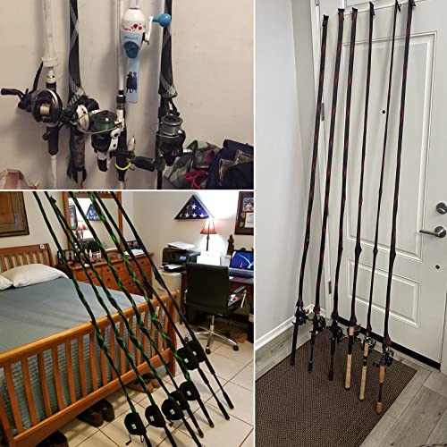 Image of SF Fishing Rod Sock Fishing Rod Sleeve Rod Cover Braided Mesh Rod Protector Pole Gloves Fishing Tools for Spinning Fishing Rod,Casting Rod,Musky Rod, Ice Rod, Fly Rod, Spey Rod