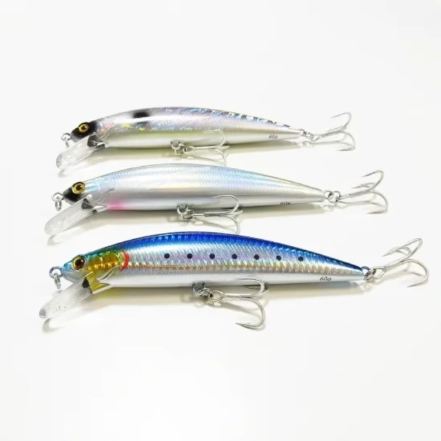 Amazon.co.jp: オルルド釣具 ヘビーシンキングミノーC ミノー 青物対応