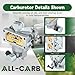 ALL-CARB 15004 Carburetor Replacement for Kawasaki 15004-1018 FX850V Replaces 15004-0865 15004-0941
