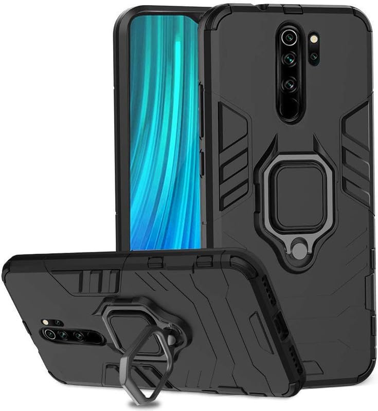 OneLike 360° Rugged Armor Shockproof Slim Drop Full Body Protection Robot Ring Phone Back Cover for Xiaomi Redmi Note 8 Pro - Black (B0CLYL3SVC) Amazon Price History, Amazon Price Tracker