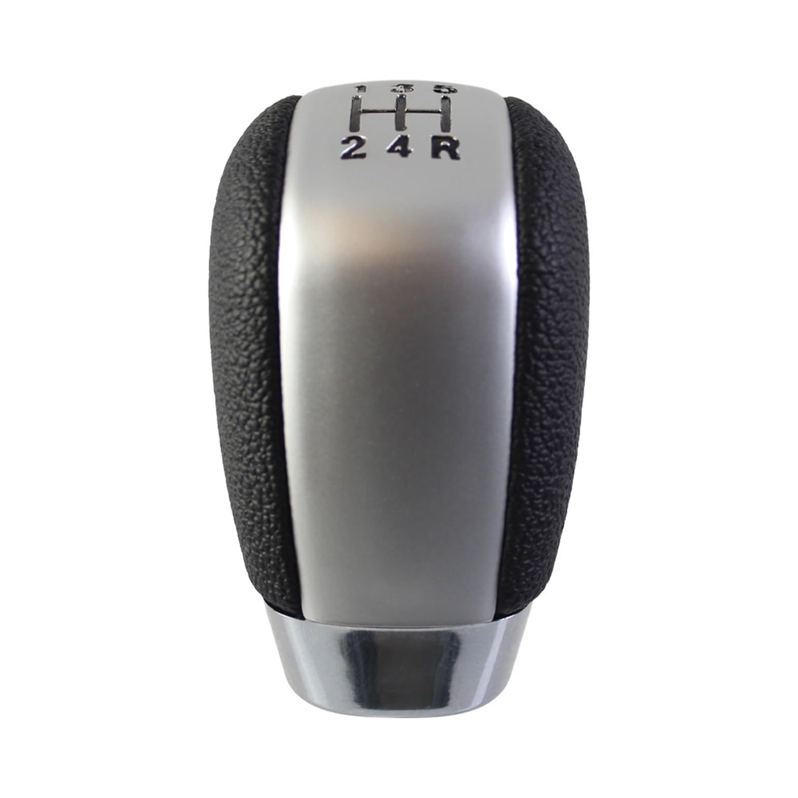 ZYINCEN Speed Gear Shift Knob for Suzuki for Vitara 2006-2015 5 Speed Shift Knob Head Rod Replace(Matte Silver,B)