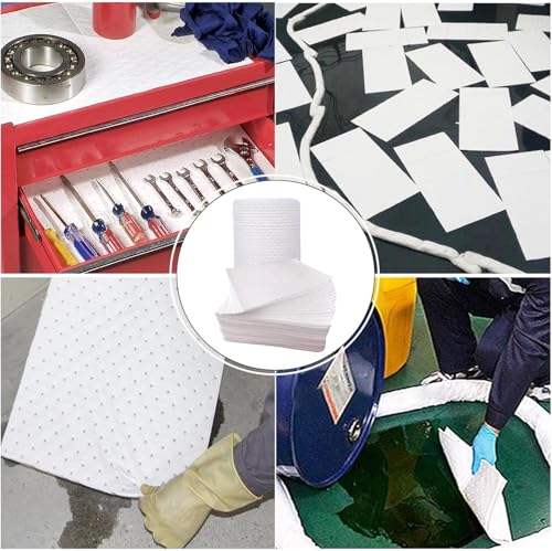 Rouleau absorbant d'huile pour protection de sol de garage et maison
