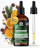 NORDHOLZ® [100% naturrein] – Frisch & spritzig, ätherisches Öl in Pharmaqualität aus Kaltpressung – Vegan, laborgeprüft – Für Sauna, Diffusor & Aromatherapie (15 ml (1er Pack), Weihnachtszeit)