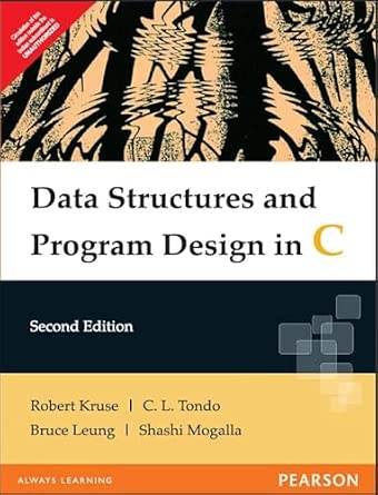 Buy Data Structures and Program Design in C: A Textbook Book Online at ...