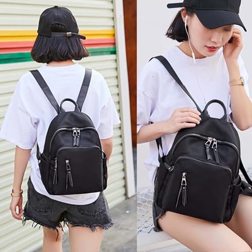 Image of Small Backpack for Women,Waterproof Cute Fashion Backpack Purse,Little Nylon Casual Back Pack Bags Handbags,