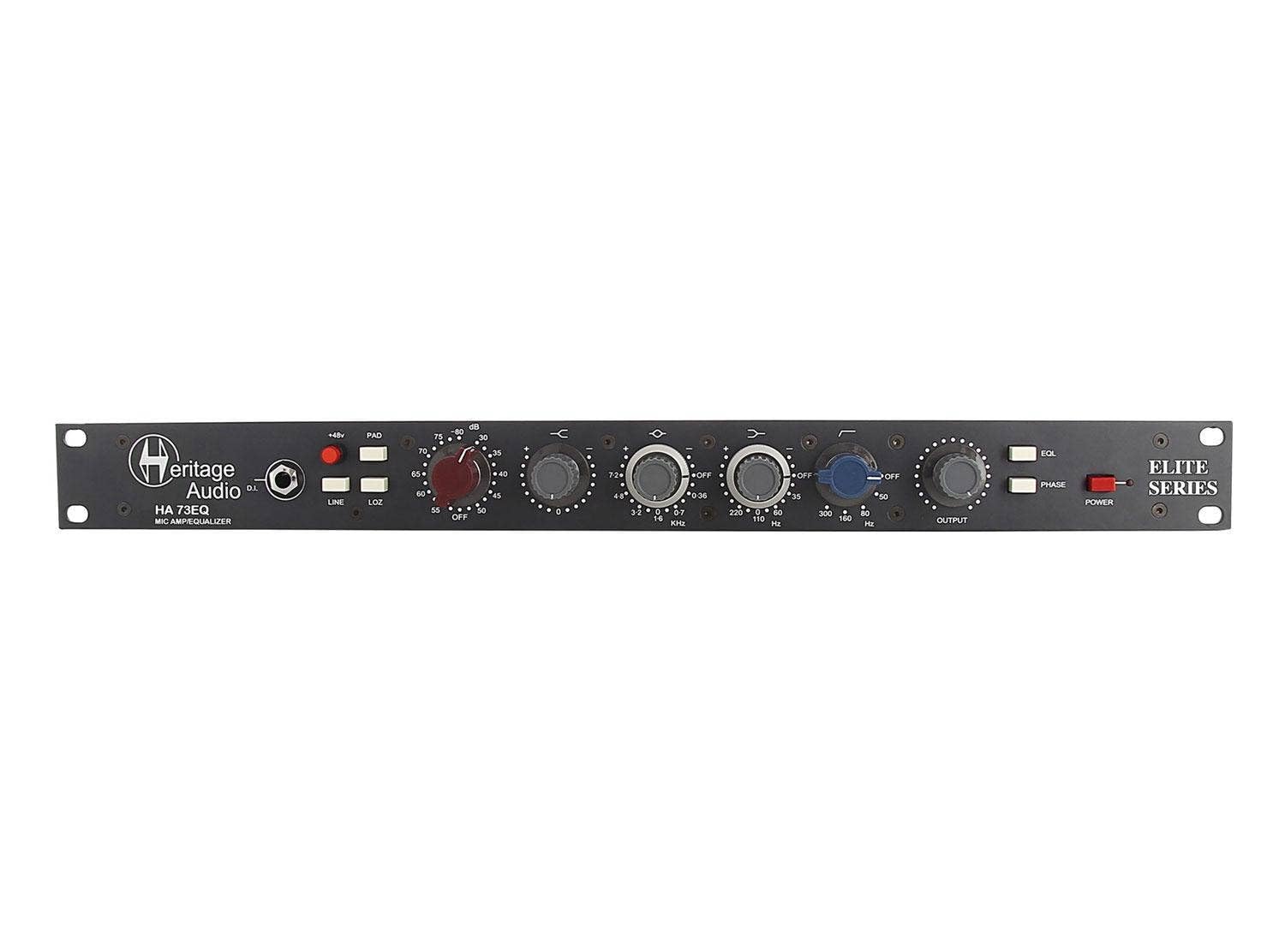 Heritage Audio HA 73EQX2 マイクプリアンプ Heritage Audio 73EQX2 Elite - Dual '73 Mic Preamp and DI with