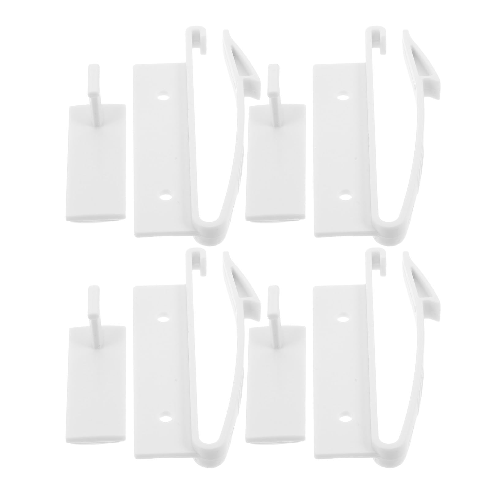 4 cierres autoadhesivos para cajones con cerraduras de seguridad para niños (blancos) - Cierres invisibles para muebles a prueba de bebés, ideales para armarios de cocina y hogar.