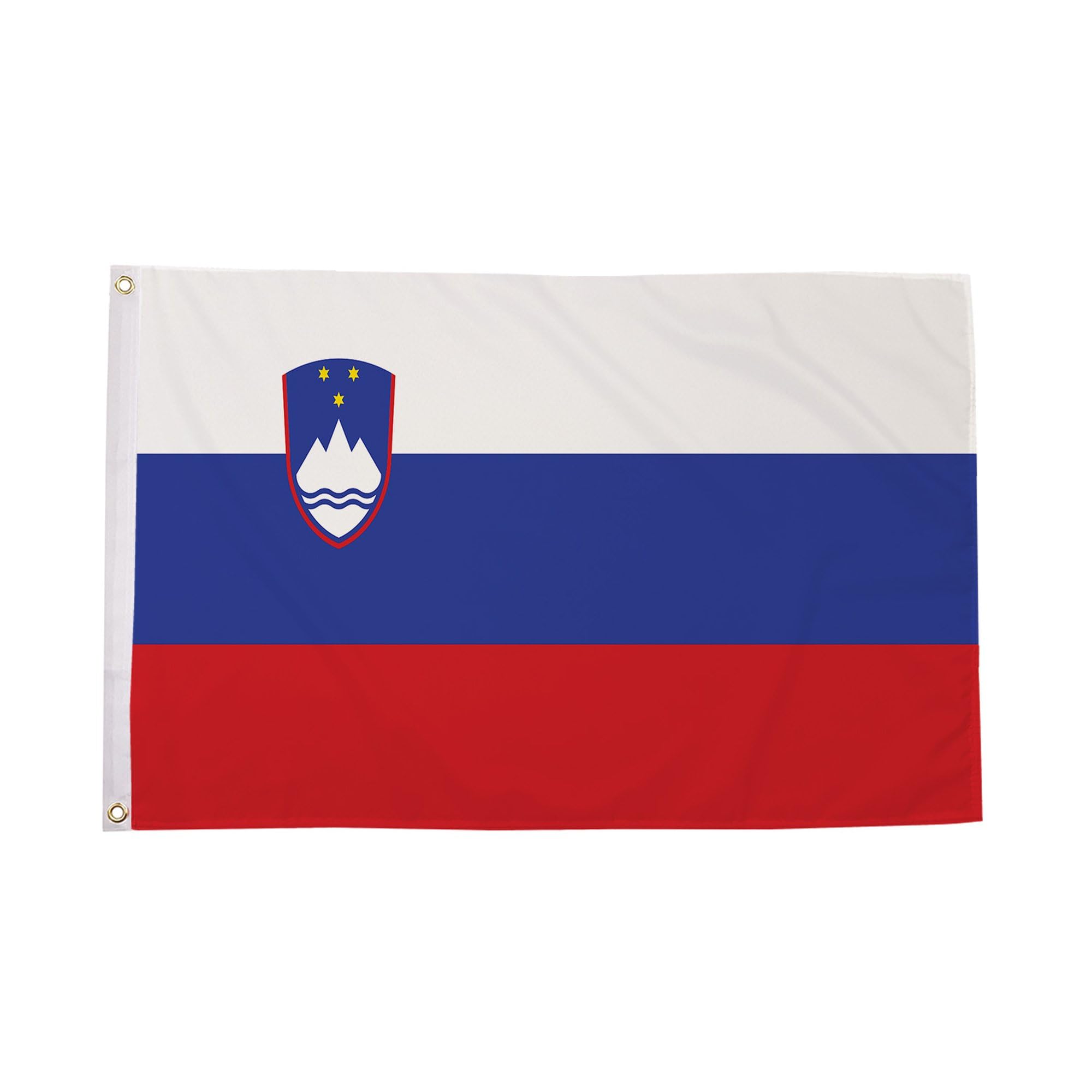 Flagtex Slovenia Flag Small 3ft x 2ft (90cm x 60cm) - Slovenian National Flag for Garden Display, Outdoor Polyester Flag, European Country Banner, Sports Events — image 1