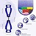 OUJUN 6PCS Heavy-Duty Adjustable Glove Clips - Safety Gloves Belt Clamps for Construction/Motorcycle/Workers, Tool Organization & Hands-Free Efficiency with Belt Loop/Pants Attachment (Dark Blue)