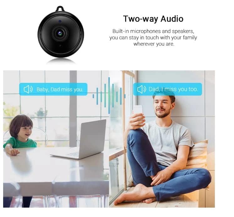 Image of TP PLUS 3MP Mini Wi-Fi Full HD 720P-1080P Wireless WiFi Camera Audio and Video Live with Wireless Recorded Cam with Light Vision and Motion Detection (Mini Camera)
