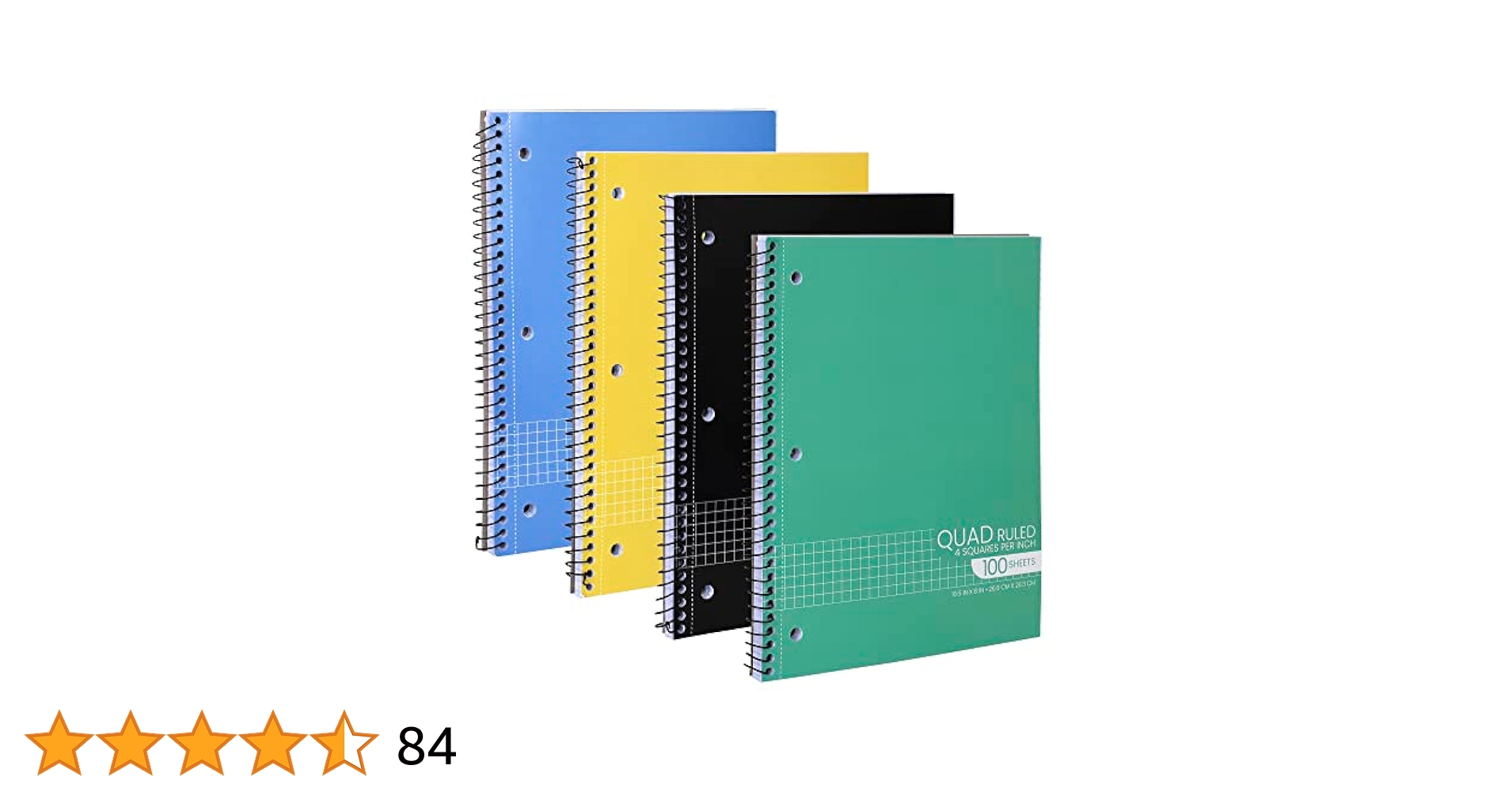 Amazon.com : Graph Paper Spiral Notebook - Graph Paper