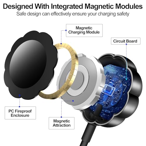 Hitfine for Apple Watch Charger,Magnetic Fast Charging Cable Portable Magnetic Wireless iWatch Charger Compatible with iWatch Series Ultra 2/Ultra//9/8/7/6/SE/SE2/5/4/3/2/1-[3.3FT],Black