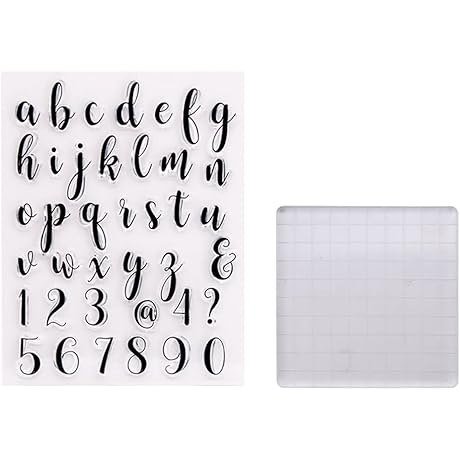 Alphabet Number Cake Stamp Tool