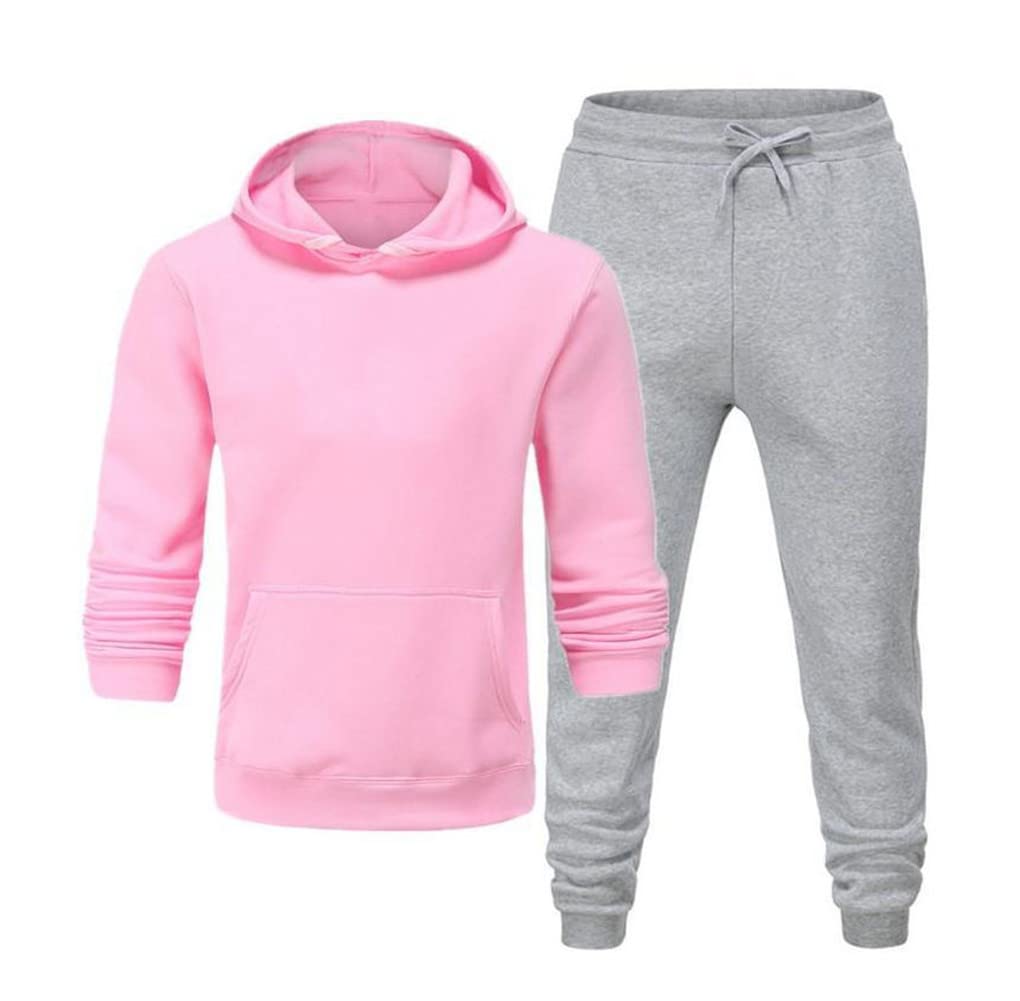 Sweat à capuche rose XL à cordon pour un style décontracté - 4