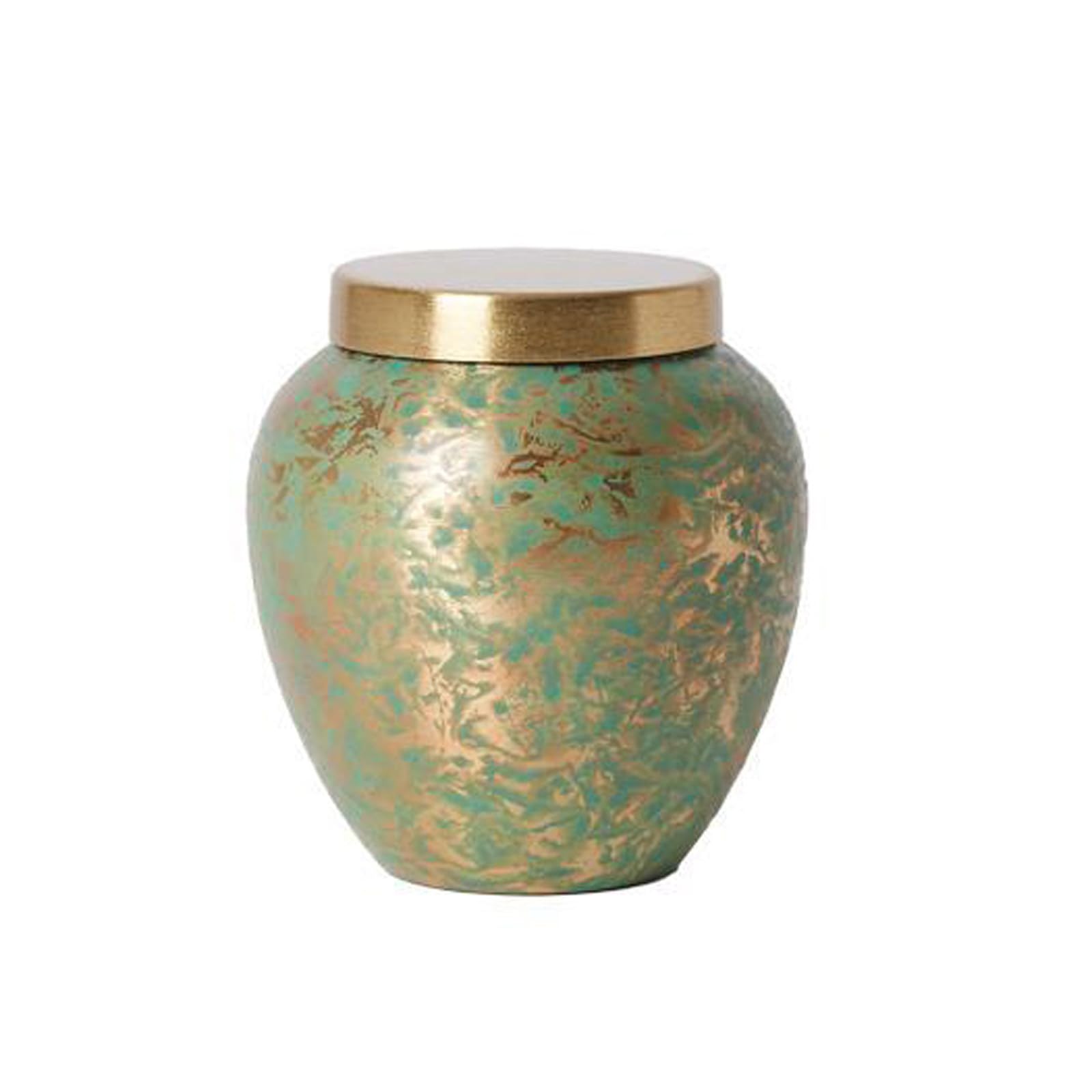 JFGCTYHXY Pet urns, Brass Keepsake Cremation Urns For Human Ashes Multiple Sizes(A)