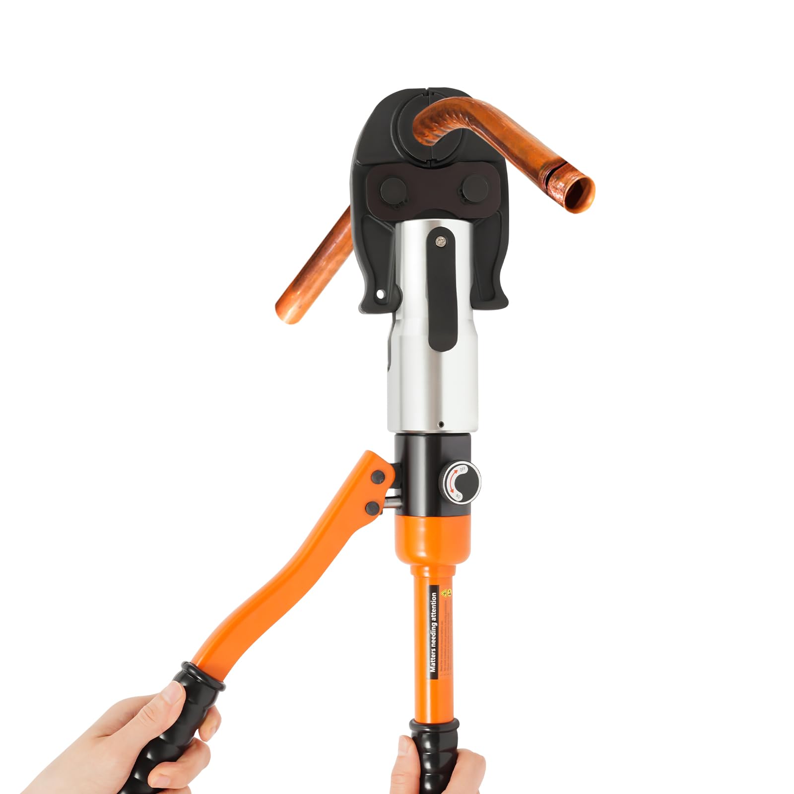 Profesjonalne szczypce zaciskowe, hydrauliczny zaciskarka z 10 parami narzędzi V12, 15, 18, 22, 28 mm, M12, 15, 18, 22, 28 mm, do elektryki, transportu, budowy, budowy statków, metalurgii, P