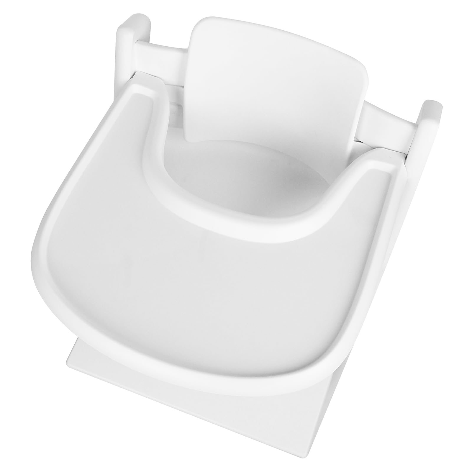 HLVEIN for Stokke Tripp Trapp Tray,White-Smooth Surface Powerful Suction,Easy to Clean,Compatible with Stokke Tripp Trapp Chair(V2 and Beyond),Made with BPA-Free Plastic