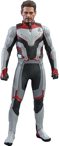 Hot Toys Avengers: Endgame End Game Movie Masterpiece Series MMS 537 MMS537 Tony Stark (traje de equipo) Figura coleccionable de sexta escala