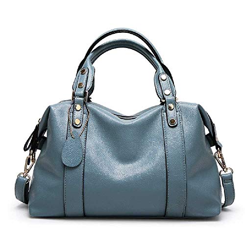 Preisvergleich Produktbild LIUGAOHUA Handtasche Damen Handgepäck Einschulterabfallende Kissentasche 23cm*13cm*33cm / blau