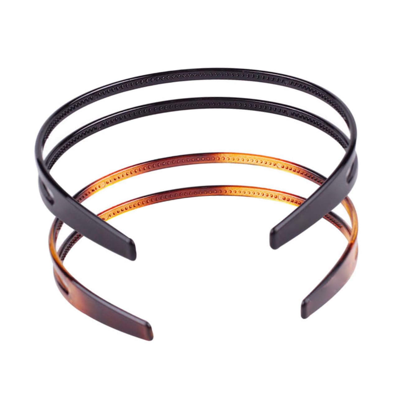 FRCOLOR 3 Set Di Cerchietti Per Da Donna Eleganti Cerchietti A Doppia Alla Moda Per Tutti I Giorni E Feste 6 Pezzi*3
