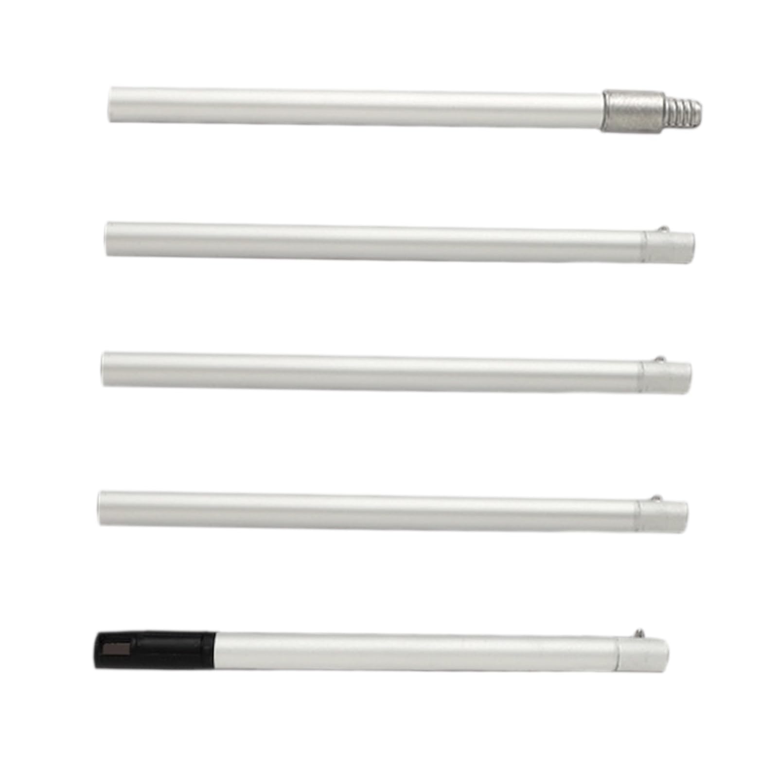 5pcs Metal Extension Poles for Paint Rollers Extendable Mops Handle Multipurpose Paint Roller Extension Set for Household Roller Poles