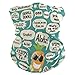 Bandana Face Mask, Neck Gaiter, Hawaiian Pineapple Headband Sport Face Cover, Headwear for Women Men