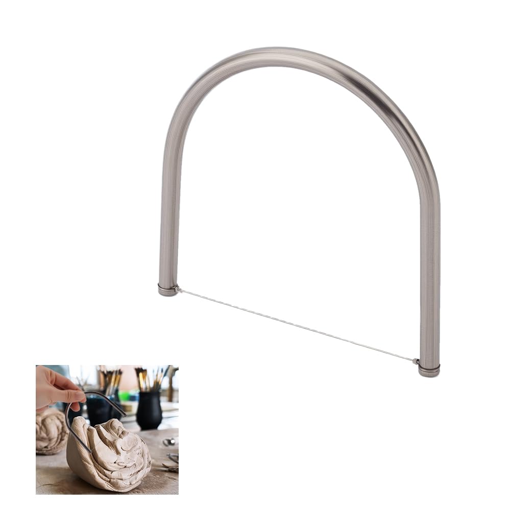 UNICRAFTALE 1 strumento di taglio angolare argilla acciaio inox tagliafili taglio ad arco argilla strumento scultore ceramica modellazione per ceramica e scultura