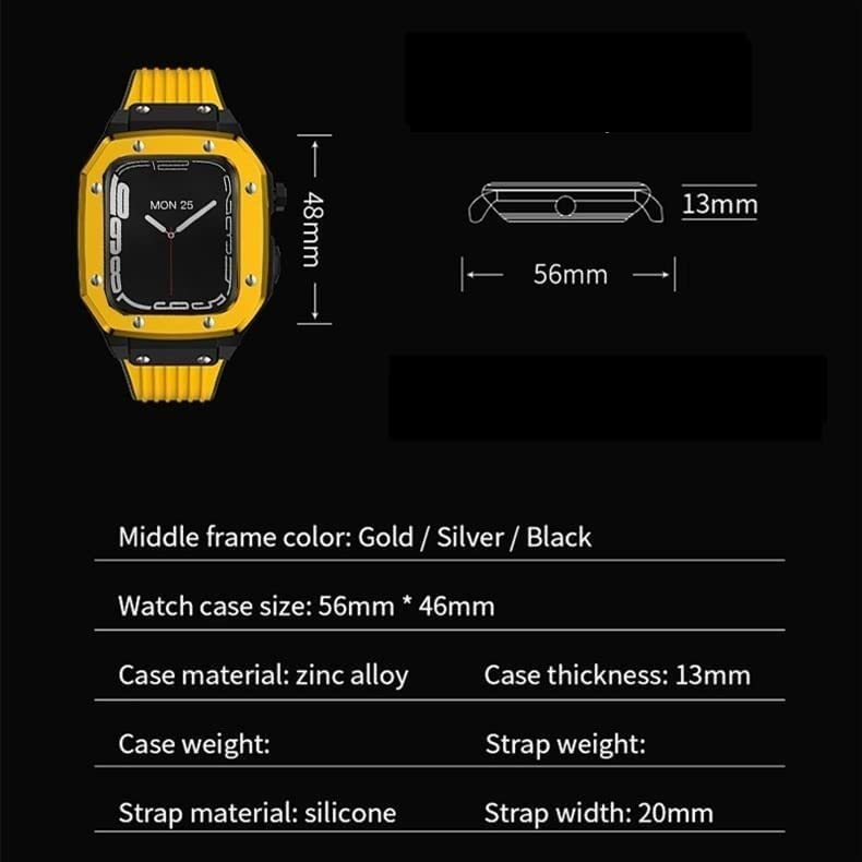 Protéger Apple Watch 45mm avec kit boîtier métal anti-choc - 5