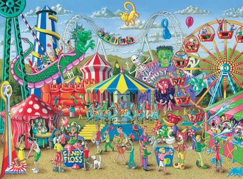 Ravensburger Fun at The Carnival - Engaging 300 Piece Jigsaw Puzzle for Kids | Unique Piece Design | Anti-Glare Surface | Perfect Skill-Building Game for Toddlers and Kids | Model Number: 13231 - Image 2