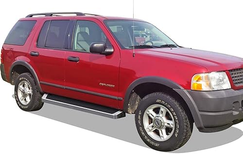 Miniatura 6 de APS Estribos estilo compatible con Ford Explorer Mercury Mountaineer 2002-2005 4 puertas (excluye el modelo deportivo) (barras laterales de los