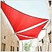 ColourTree CTAPT10 - Tenda parasole in tessuto a rete a triangolo rosso, 30 x 14 x 14 cm, resistente ai raggi UV, 190 g/m², 3 anni di garanzia immagine