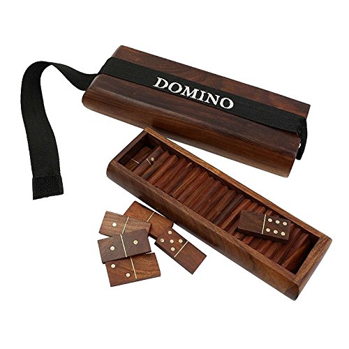 Juego de Dominó artesanal en madera Royal miniatura 1