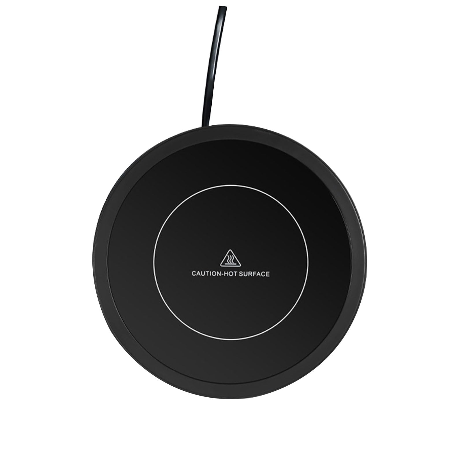 Calentador de tazas de café, calentador de tazas para computadora con apagado automático, calentador de bebidas eléctrico con ajuste de 3 temperaturas y 4 horas de apagado automático, calentador de