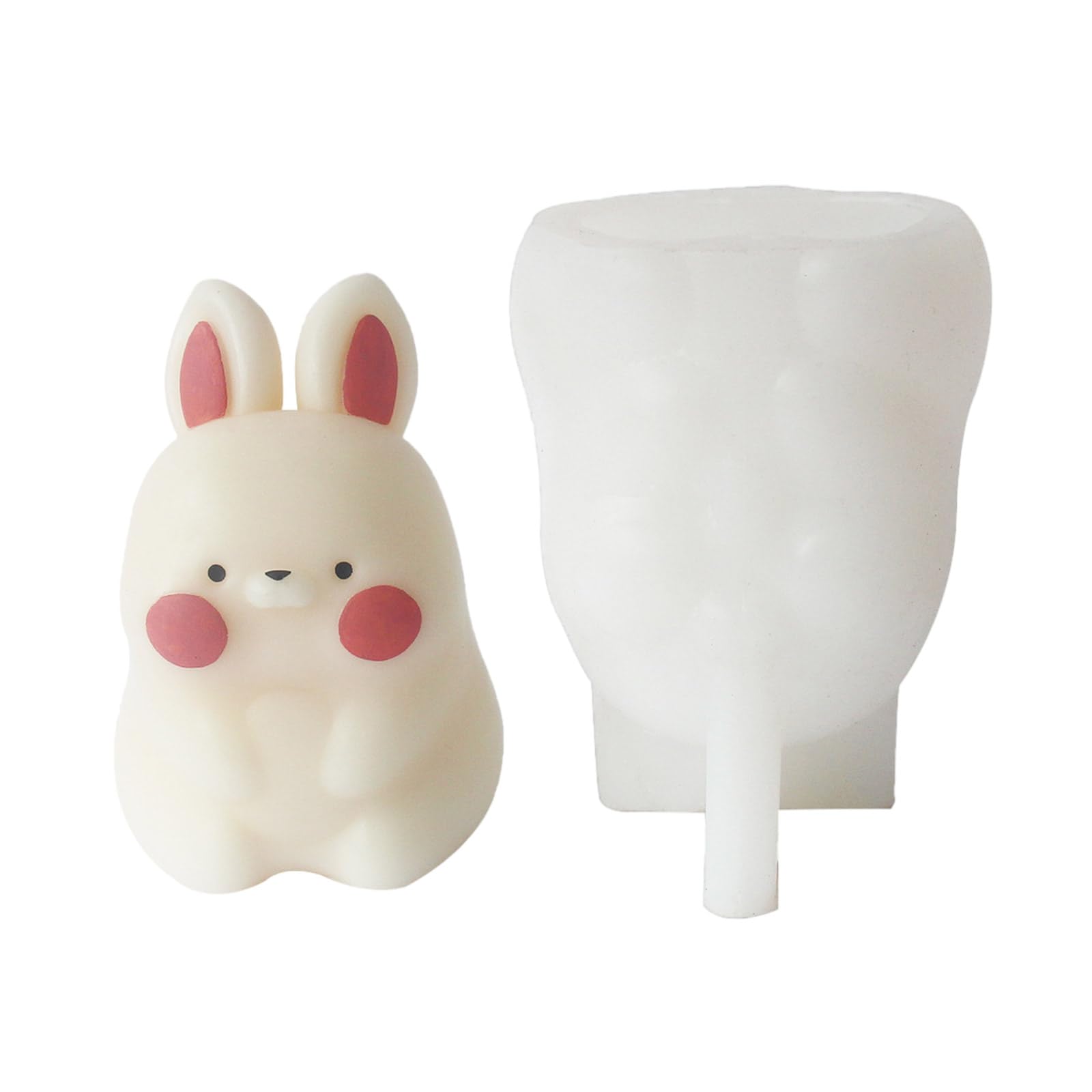 TFAOYS Creative Silicone Mold Desktop Decoration Gypsum Rabbits Shaped Aromatherapys Mold Jewelry Making Supplies Making