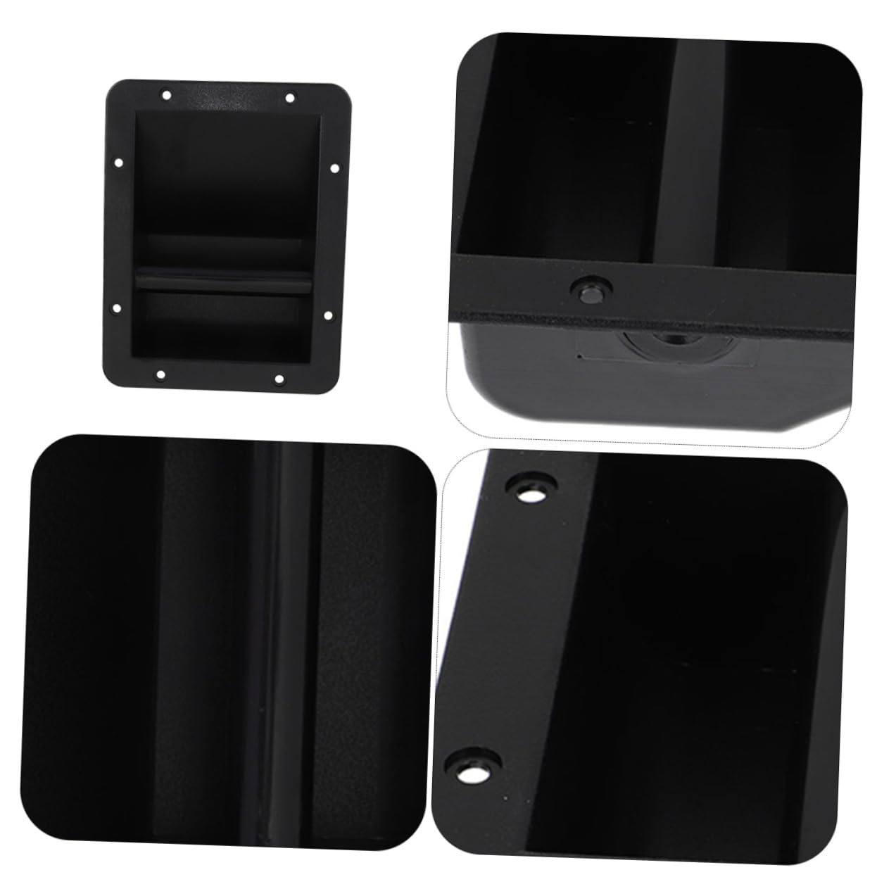 HOMOCONO 4pcs Speaker Handle Replacement Sturdy Plastic Sound Handle for Easy Installation Comfortable Grip and Enhanced Speaker Aesthetics Accessory for and Instrument Cases