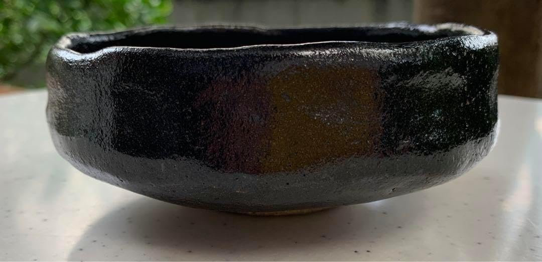 黒楽 夏茶碗 宗寿 在銘 茶道具 口径：約12.7cm 高さ：約