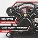 NorthStar Single-Stage Portable Electric Air Compressor - 2 HP, 20-Gallon Vertical, 5.0 CFM