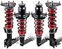 POLEMOTOR Full Coilovers Struts Suspension Compatible with 2009-2017 Toyota Corolla / 2009-2014 Toyota Matrix Height Adjustable Coilovers Shock Kits